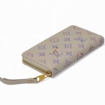 LV кошелек ZIPPY розовая кожа монограмм золото