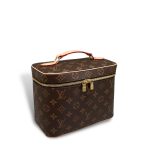 LV косметичка Nice коричневая монограмма большая