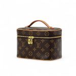LV косметичка Nice коричневая монограмма маленькая