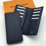 LV купюрница Taiga тисненый логотип синяя