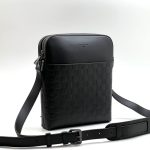 LV мессенджер Pochette кожа шашка черный