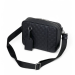 LV мессенджер SIRIUS кожа тиснение черный