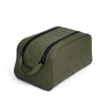 LV несессер две молнии кожа цвета хаки тиснение монограмм