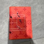 LV обложка для паспорта орнжевая