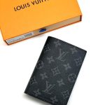 LV обложка на паспорт серая монограмма
