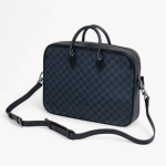 LV портфель Dandy синяя шашка большой