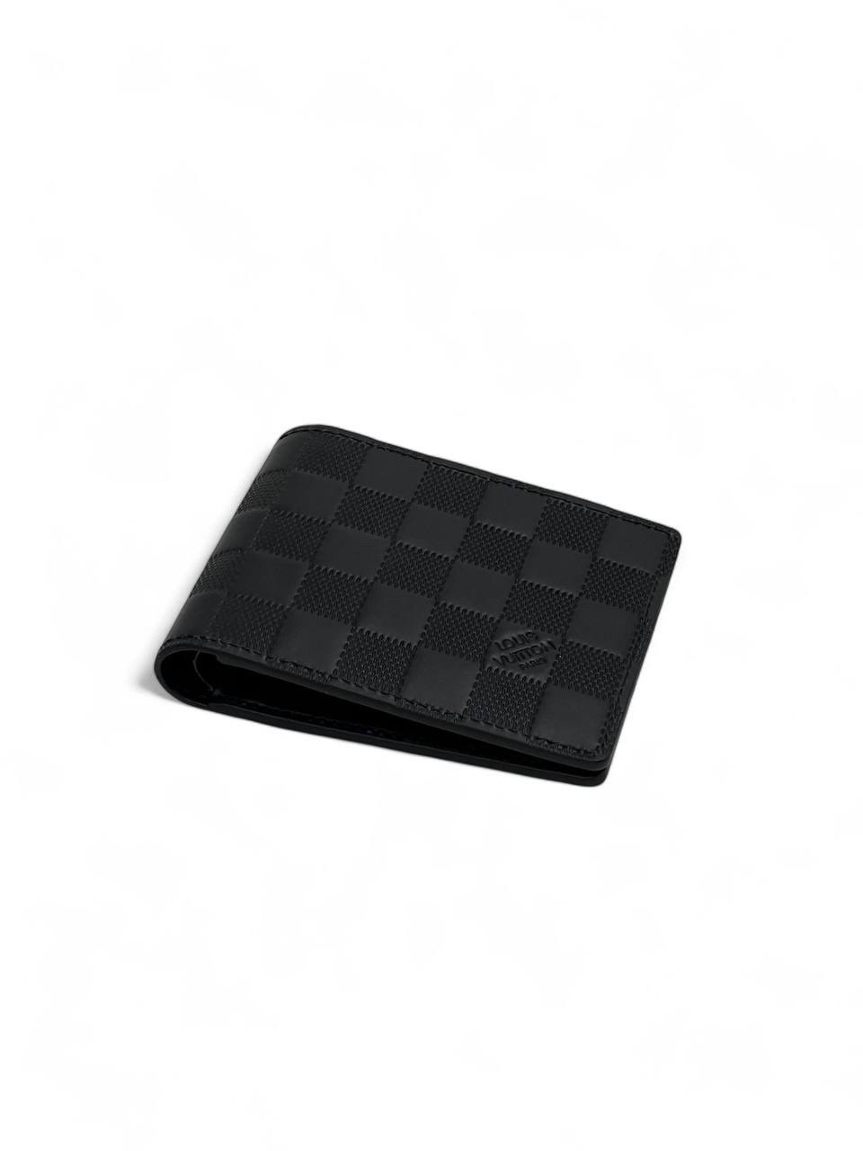 lv-portmone-kozha-shashka-chernoe.jpg LV портмоне кожа шашка черное — изображение 1