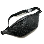 LV поясная сумка кожа монограмма черная