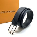 LV ремень брючный кожа Taiga черный