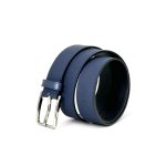 LV ремень брючный синий кожа taiga пряжка классическая