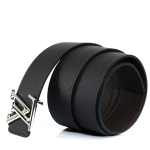 LV ремень двухсторонний кожа того и гладкая съемная пряжка серебро