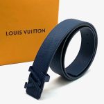 LV ремень EPI синий с синей пряжкой LV EPI