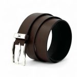 LV ремень кожа тайга брючный коричневый