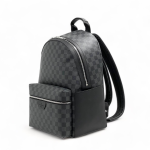 LV Рюкзак Discovery канва серая шашка с боковыми карманами