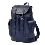 LV рюкзак крокодил Christopher синий