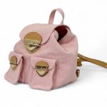 LV рюкзак текстильный розовый