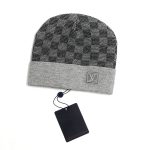 LV шапка серая шашка