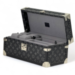 LV шкатулка под часы прямоугольная серая монограмма Серая внутри