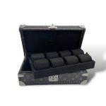 LV шкатулка под часы серая монограмма