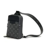 LV слинг AOUTDOOR серая монограмма канва