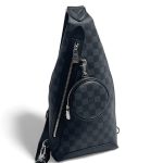 LV слинг Duo из канвы в серую шашку