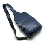 LV слинг крокодил синий