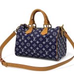 LV Speedy сумка 30 см фиолетовая кожа золото