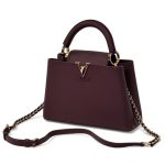 LV сумка CAPUCINES того бордовая золото