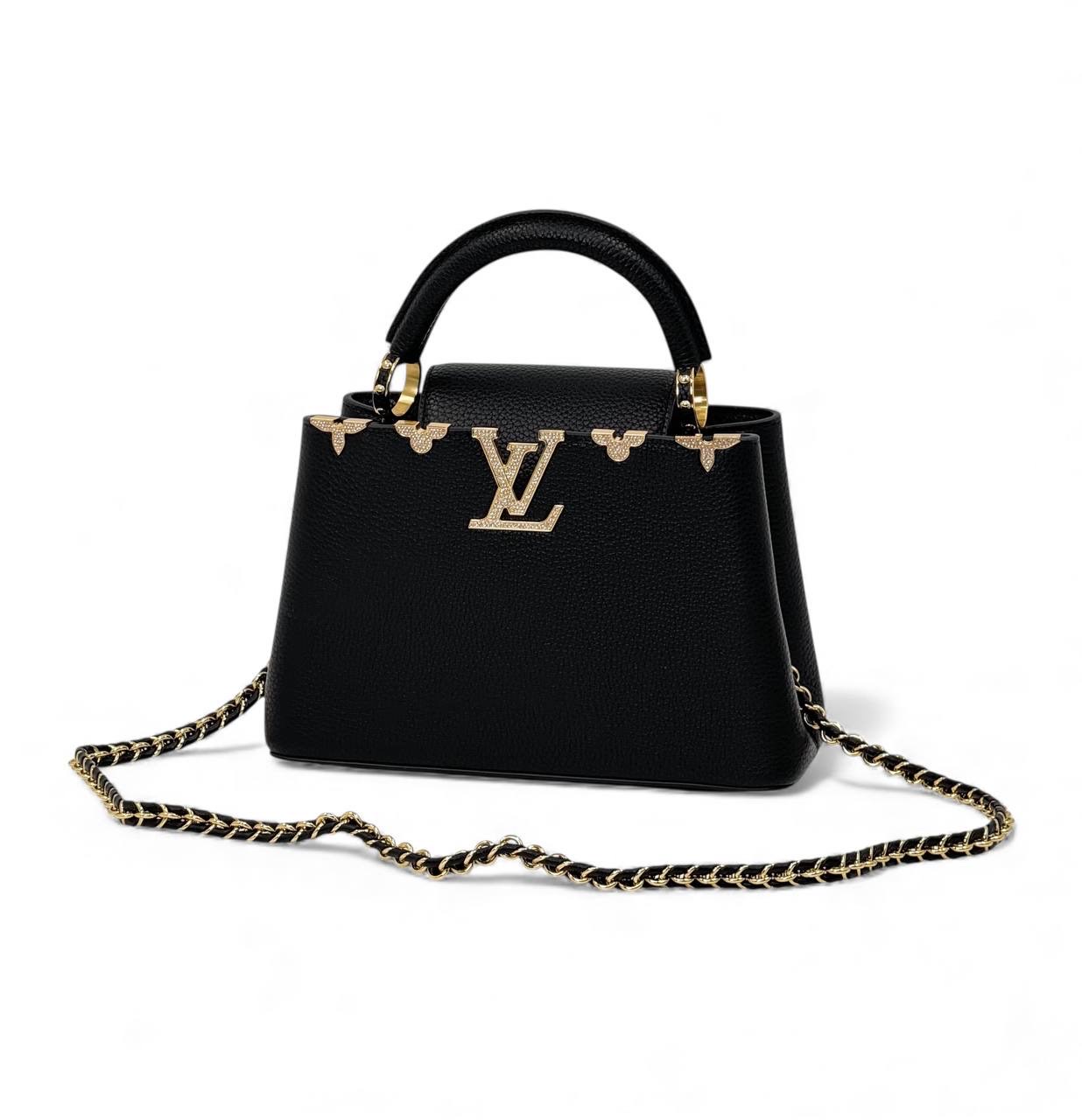 lv-sumka-capucines-togo-chernaya-zoloto-strazy.jpg LV сумка CAPUCINES того черная золото-стразы — изображение 1