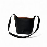 LV сумка черная кожа золото