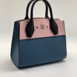 LV сумка City Steamer Mini кожа Того синяя розовый верх