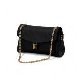 LV сумка кожа монограмма черная с замком