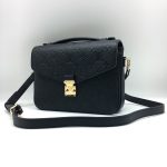 LV сумка Pochette Metis кожа монограмма черная