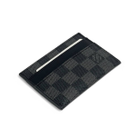 LV визитница 2 визитки серая шашка