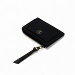 LV визитница на молнии кожа черная золото