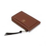 LV визитница на молнии кожа кэмел