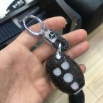 MERSEDES чехол крокодил маленький коричневый