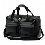 MONTBLANC дорожная сумка из телячьей кожи с фирменным тиснением и двумя дополнительными карманами