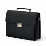 MONTBLANC портфель из кожи сафьяно на трех отделениях и кодовым замком