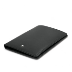 MONTBLANC портмоне широкое из гладкой черной кожи