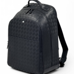 MONTBLANC рюкзак большой из тисненной черной кожи