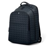 MONTBLANC рюкзак большой из тисненой синей кожи