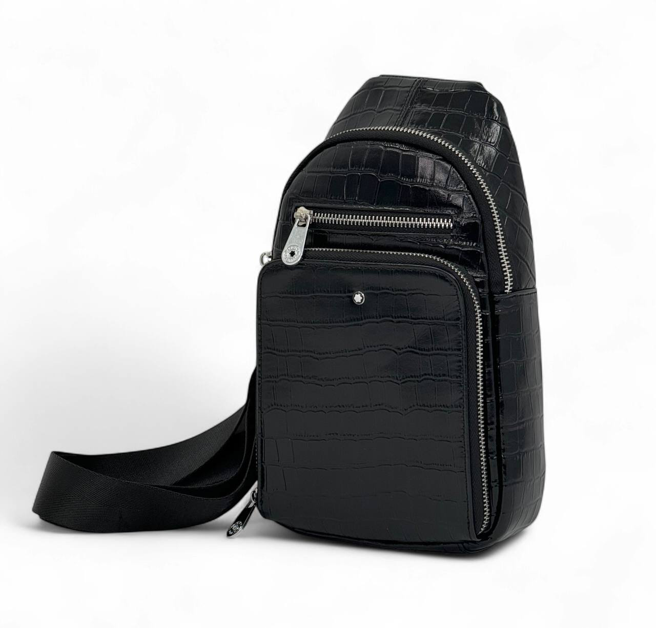 montblanc-sling-chernaya-imitacziya-krok.png MONTBLANC слинг черная имитация крок — изображение 1