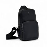 MONTBLANC слинг черная лазерная кожа