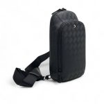 MONTBLANC слинг кожа тисненная черный