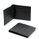 NO NAME портмоне крокодил 6 визиток черное