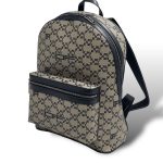 OFF-WHITE рюкзак из бежевой канвы в монограмму