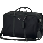 PRADA дорожная сумка нейлон со вставками сафьяновой кожи большой размер