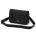 PRADA мессенджер черная кожа того