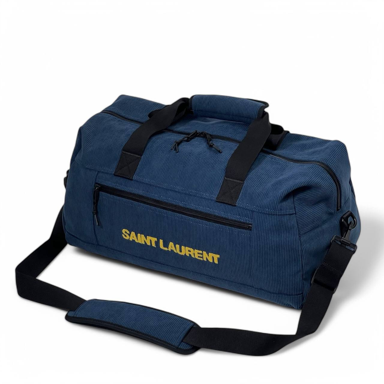 saint-laurent-dorozhnik-sinij-iz-velveta.png Saint Laurent дорожник синий из вельвета — изображение 1